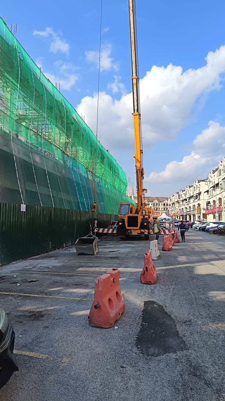 The Quarter II scaffolding and structural works Klang Selangor — June 2026