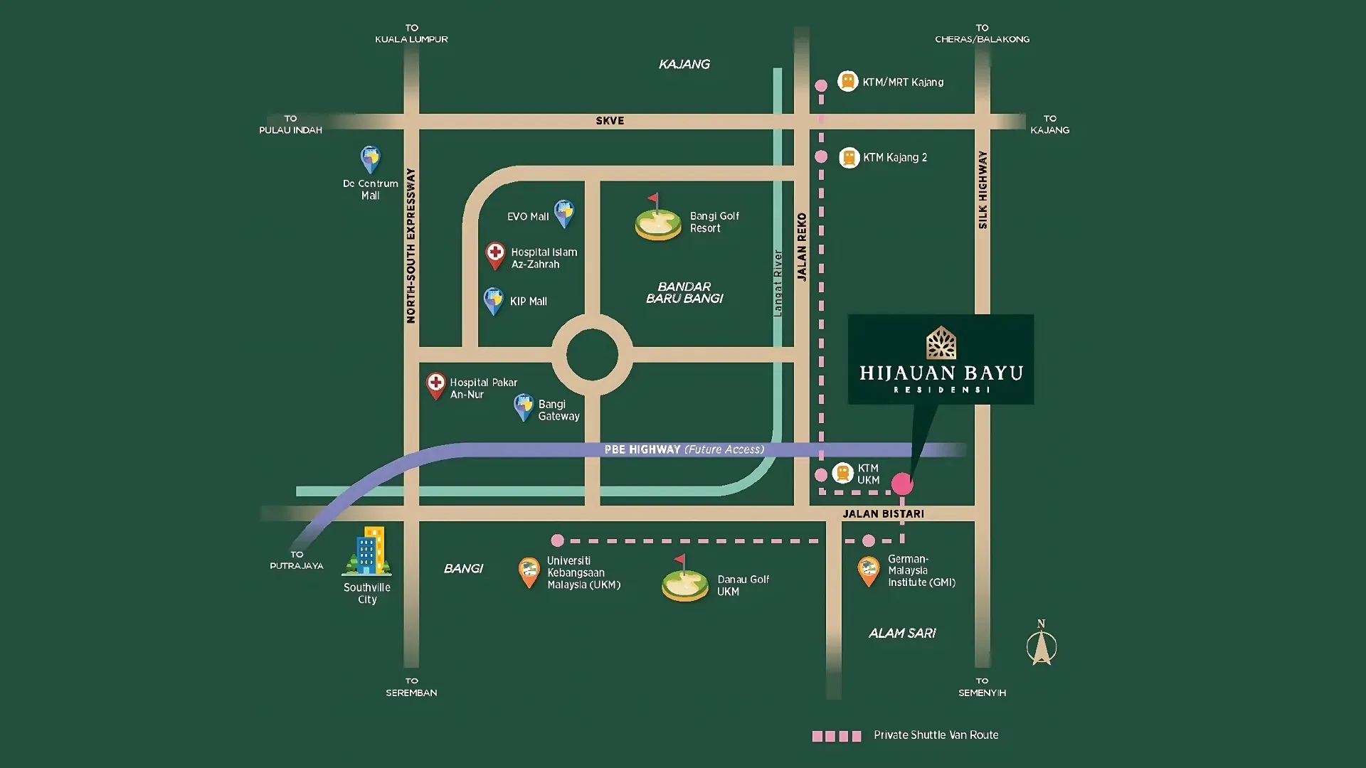 Hijauan Bayu Location Map